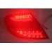 Mercedes C Class W204 07-11 Red Smoke Light Bar LED Tail Lamp